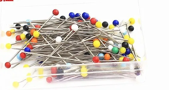 100 шт./кор. цветные жемчужные булавки белые штифты для шитья вышивки Лоскутная