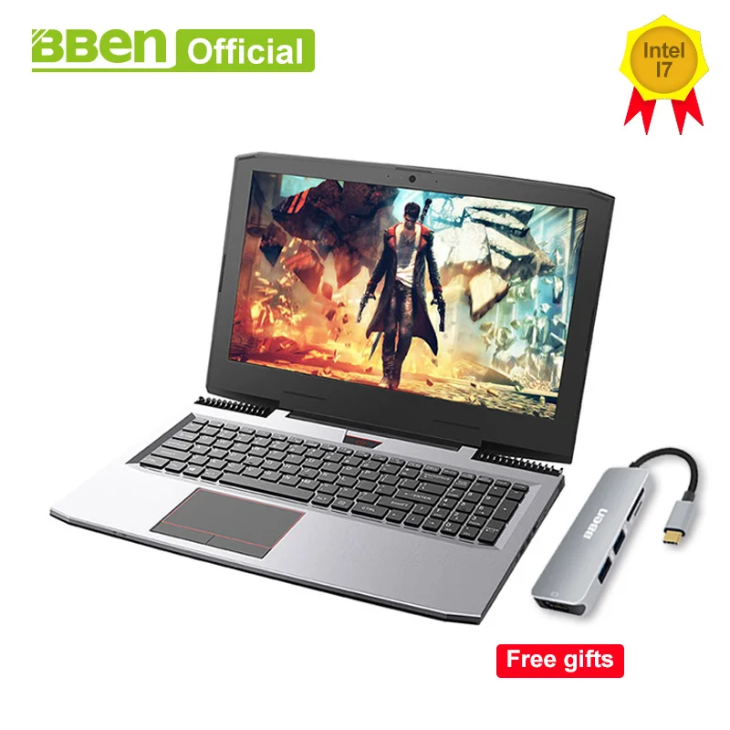 

BBEN G16 Gaming Laptops Pro Windows10 computers 15.6" GTX1060 Intel Core i7 7700HQ DDR4 8G/16G/32G RAM 256G/512G SSD,1TB/2TB HDD
