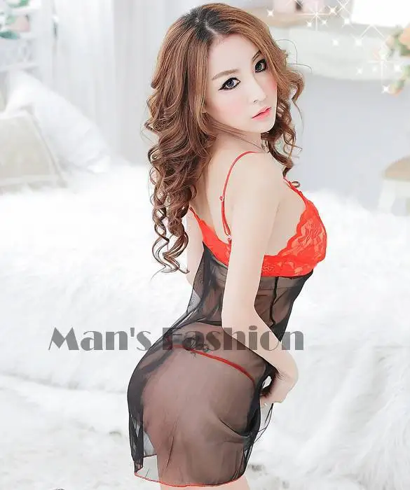 2014 новинка сексуальные женщины кружево пижамы 2 шт. / комплект униформа женское