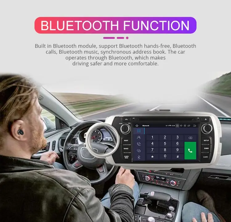 Besina Android 9,0 автомобильный мультимедийный плеер для Toyota Yaris 2012 2013 DVD VD gps навигации стерео радио аудио