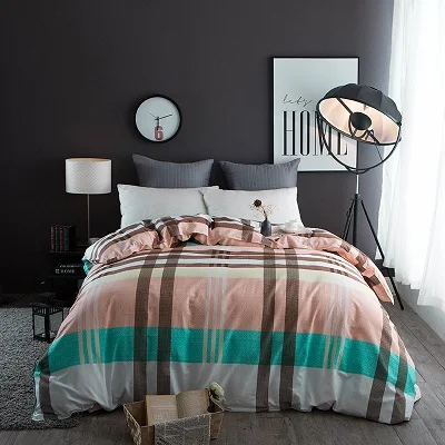 Color 17 Толстый хлопок Стёганое одеяло крышка реактивной печати шлифования пододеяльник домашний постельные принадлежности близнец полный queen король для осень-зима Одна Деталь#255-1 - Цвет: Color 17