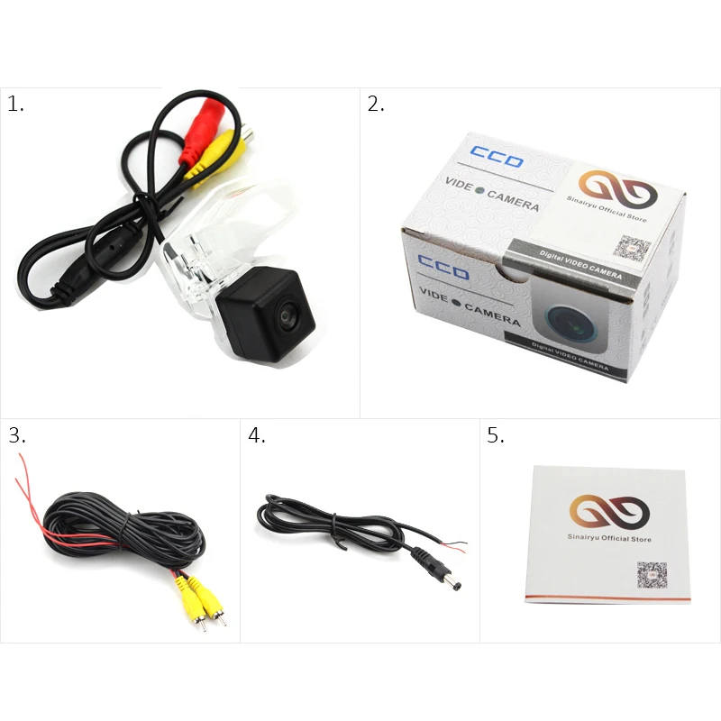 Sinairyu HD COMS динамическая траектория парковочная линия Автомобильная обратная