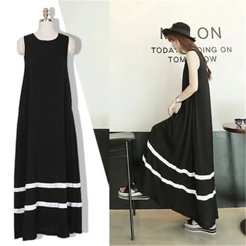 Модное Новое летнее платье женское богемное свободное лоскутное длинное