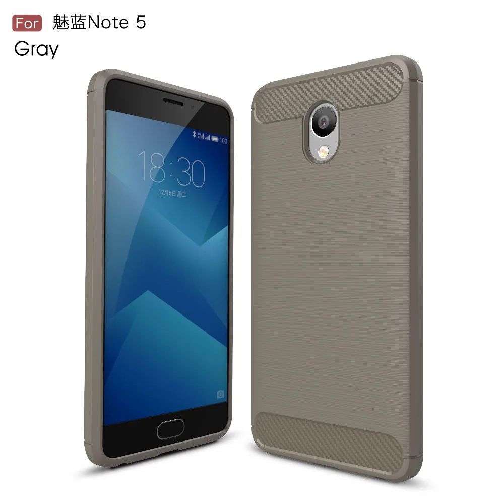 For Meizu M5 Note Case Luxury Carbon Fibre Brushed TPU Cover 5.5 inch Mobile Phone Cases Meilan 5 | Мобильные телефоны и
