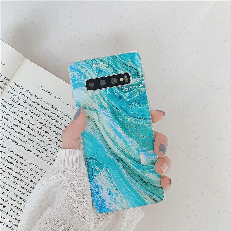 FLYKYLIN силиконовый матовый чехол для samsung Galaxy S9 S8 S10 Plus S10e задняя крышка Ретро