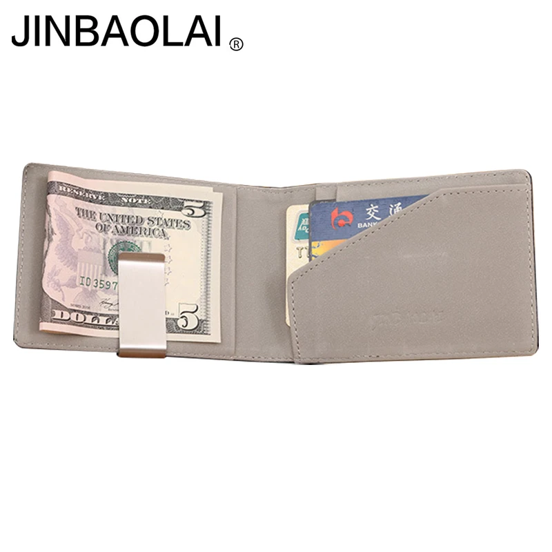 Мужской кошелек высокого качества кредитный рандомный зажим для денег черные