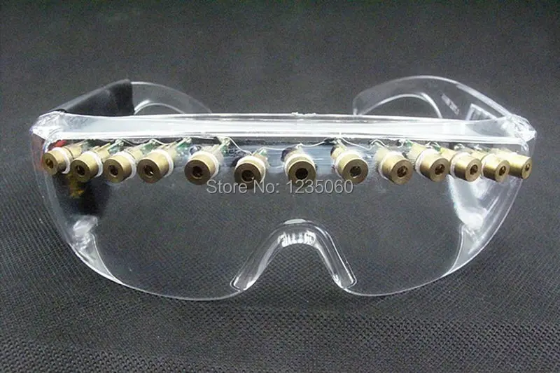 Суперъяркие лазерные очки 13 шт. горячая Распродажа светодиодные фотоочки для