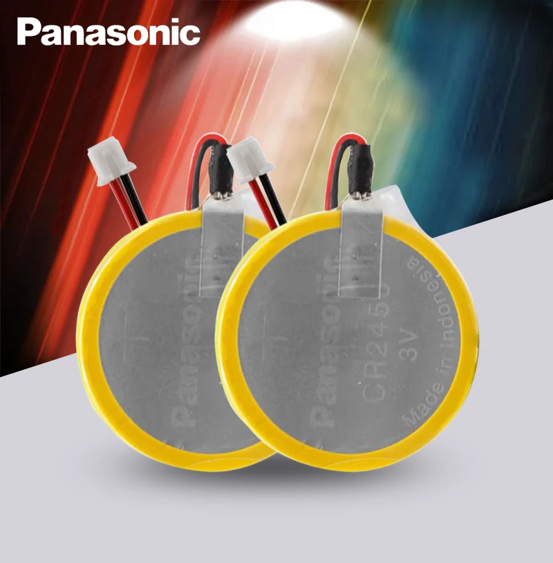 1 шт. аккумулятор Panasonic CR2450 с припоем контактный разъем провода бондеры CR 2450 3 в AFPX-BATT FP-X серии батареи для ПЛК-устройств