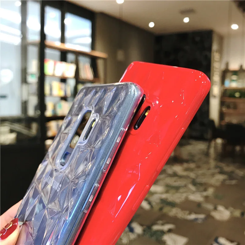 Чехол Lovebay с алмазной текстурой для samsung Galaxy S7 Edge S8 S9 Plus Note 8 9 чехол телефона