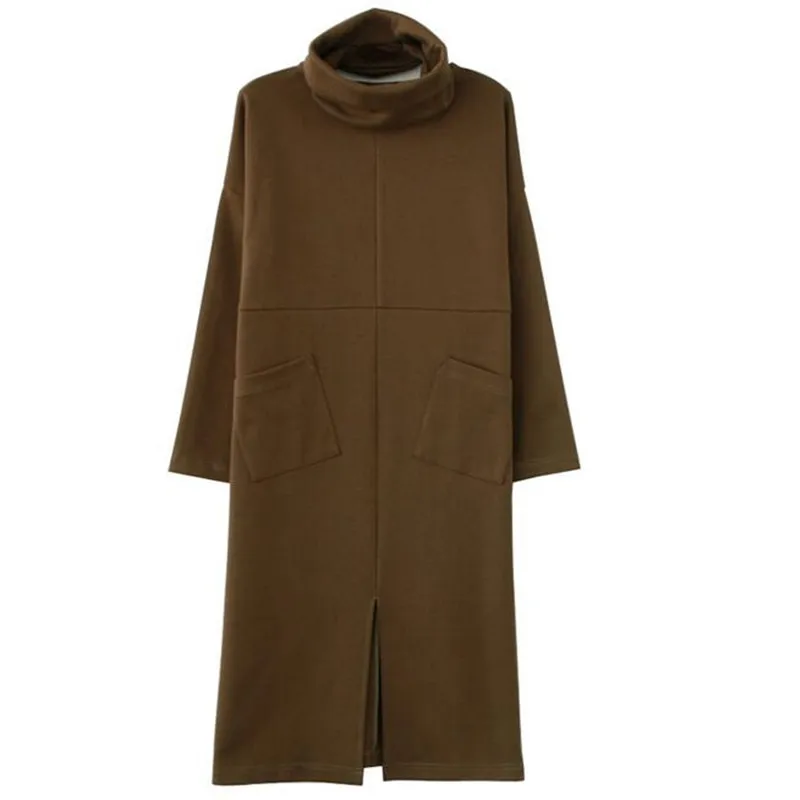 Женское зимнее платье с длинным рукавом высоким воротником|long sleeve winter dresses|turtleneck