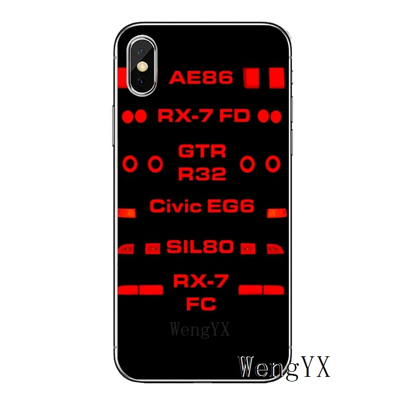 Initial D Ae86 роскошь для Apple iPhone 8 7 plus 6s 6 plus X XR XS Макс SE 5S 5c 5 4S 4 ТПУ Мягкая Телефон Чехол