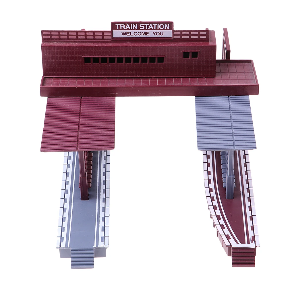 1/87 Scale Train Station Platform Model Kit for Sand Table Layout Accessory | Игрушки и хобби