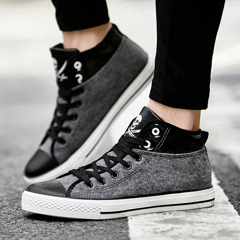 Классика Холст Обувь для скейтбординга мужские кроссовки 9908 Кружево Up