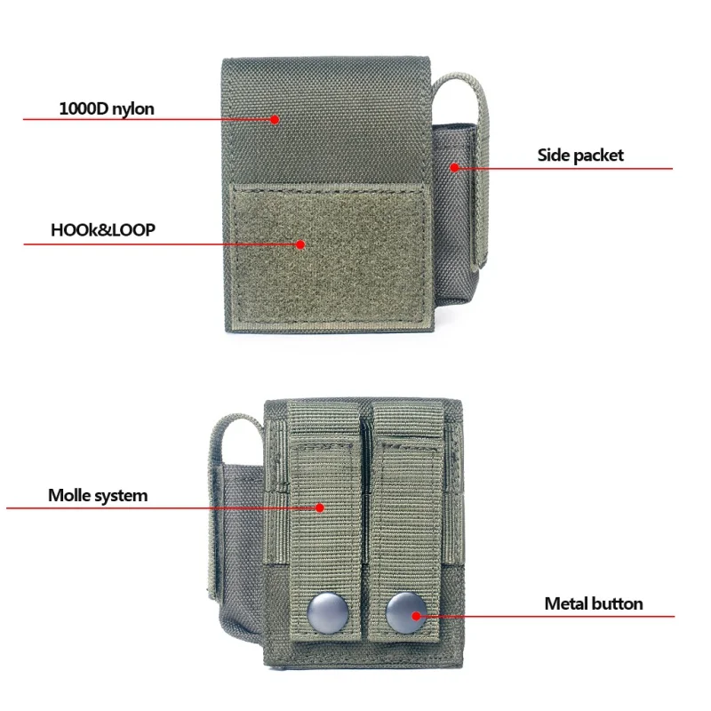 Военная Тактическая Сумка Molle, один пистолет, подсумок 1000D, нейлоновая оболочка, для страйкбола, охотничьи патроны, камуфляжные сумки, Новинка
