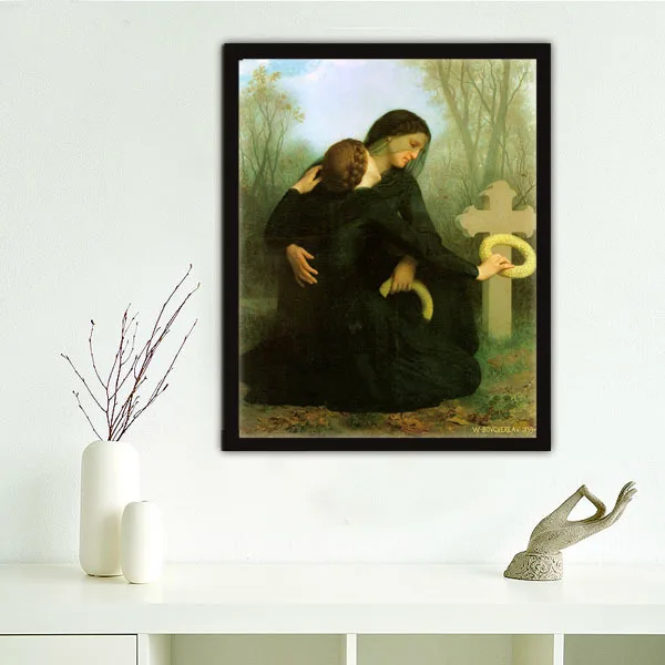 Ручная работа картина маслом Репродукция Le Jour des Morts aka All Saints день от Will Bouguereau|painting