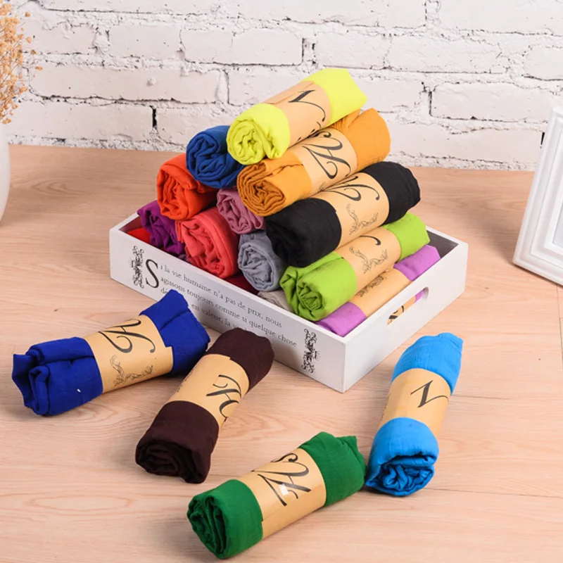 Women's ultra long paragraph fluid scarf cape dual female solid color linen silk autumn and winter | Аксессуары для одежды