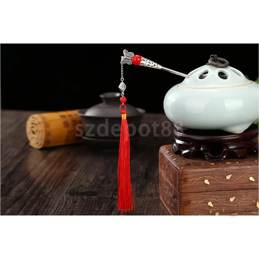 Заколка для волос с кисточками ручной работы в виде бабочки|hairpin stick|girls hairpinshairpins