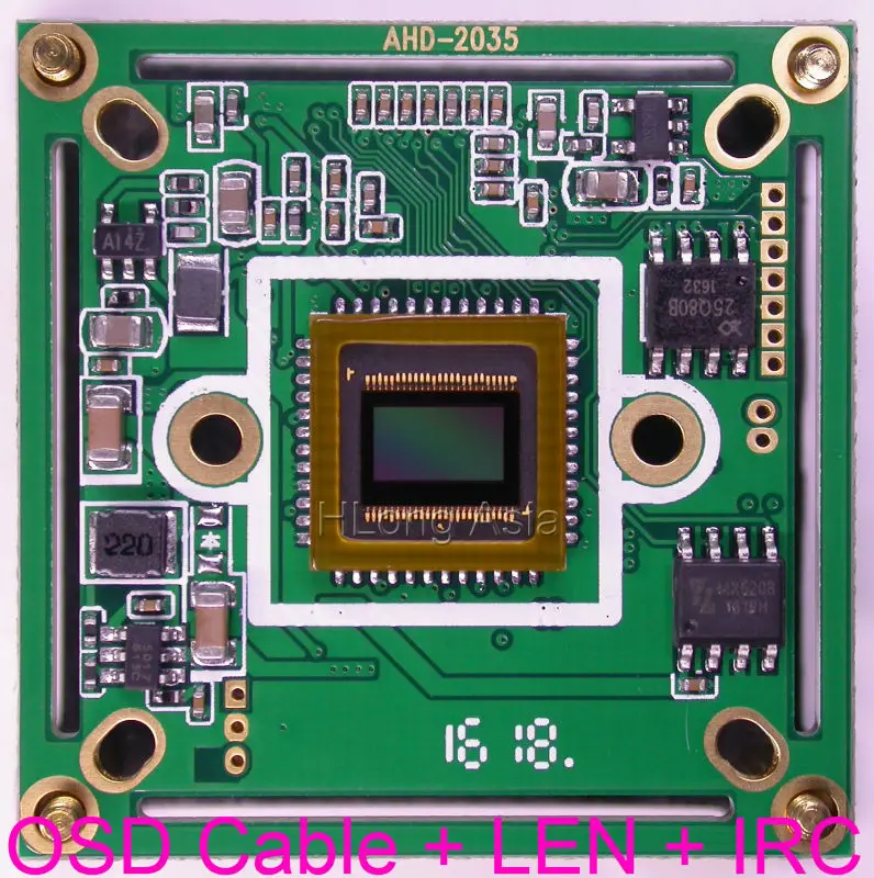 AHD H (1080P) 1/3 дюйма SmartSense CMOS 2135 + NVP2441 плата модуля камеры видеонаблюдения с OSD кабелем