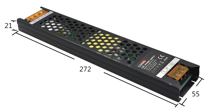 SANPU 12 V тонкий источник питания блок 250 W 20A с длинным рукавом на плоской подошве постоянного Напряжение 12VDC Светодиодный драйвер для светодиодный световой короб реклама CLL250-H1V12