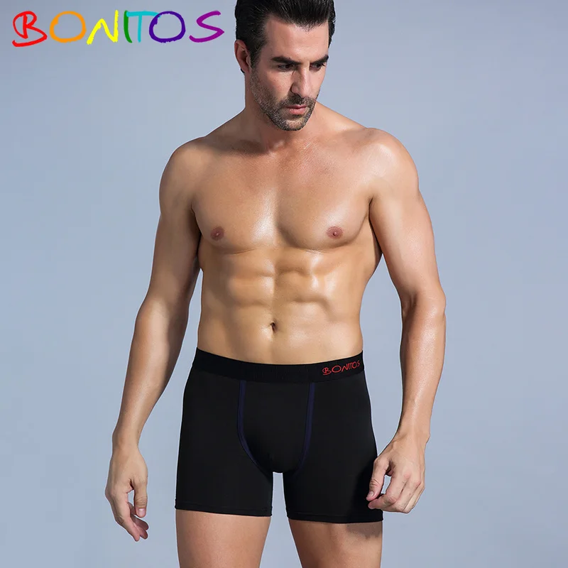 B2 Black Blue Боксеры, мужские трусы, мужское нижнее белье, мужские боксеры, шорты, удобное Мужское нижнее белье, хлопок, мужские боксеры, шорты, мужские трусы, трусы - Цвет: B2 Black Blue