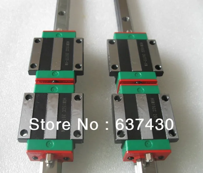 

Фланцевый подшипник HIWIN HGR45 L600 мм + 2 шт. HGW45CA, 1 шт.