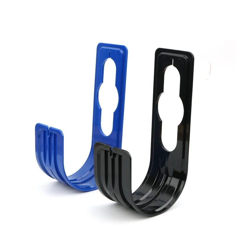 Blue and Black 2 шт. вверх-облако ABS Настенный мягкий садовый шланг катушки хранения Организатор полива держатель мытья автомобиля трубы открытый кран вешалка - Цвет: Blue and Black