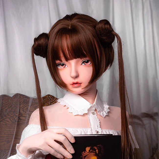 KIG421) Женский/девушка половина головы кигуруми BJD глаза кроссдресс косплей японского аниме ролевая маска Лолиты кукла трансвестит
