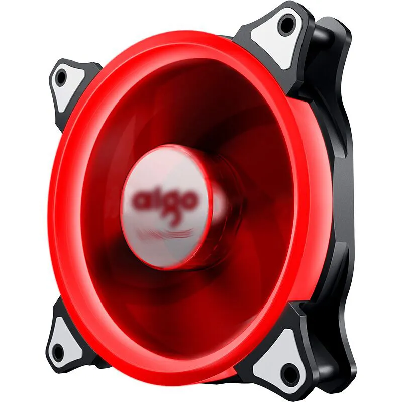 Red Light PC Fan Aigo светодиодный чехол вентилятор 140 мм вентиляторы Тихая втулка подшипника 12V 3pin+ 4pin Настольный ПК Вентилятор Компьютерный Вентилятор охлаждения Процессор масляные радиаторы - Цвет лезвия: Red Light PC Fan