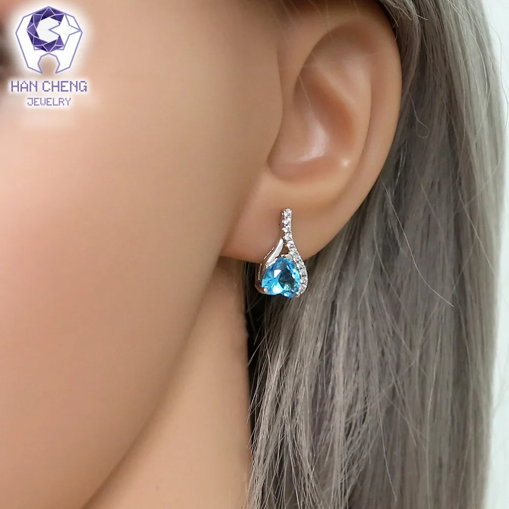 HanCheng новые модные очаровательные медные драгоценные камни кубического циркония