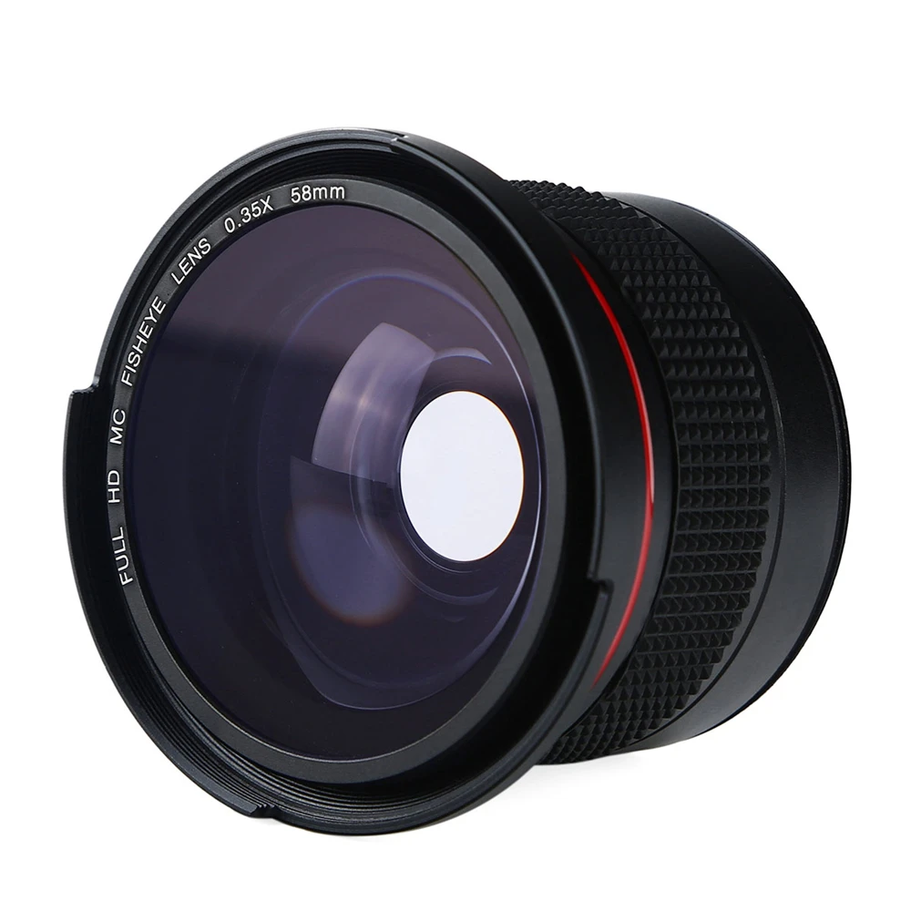 K &amp F CONCEPT HD макро-объективы 58 мм 0.35x Fisheye для Canon 600d 700d 6d Rebel T5i Nikon d3300 d5100 sony |
