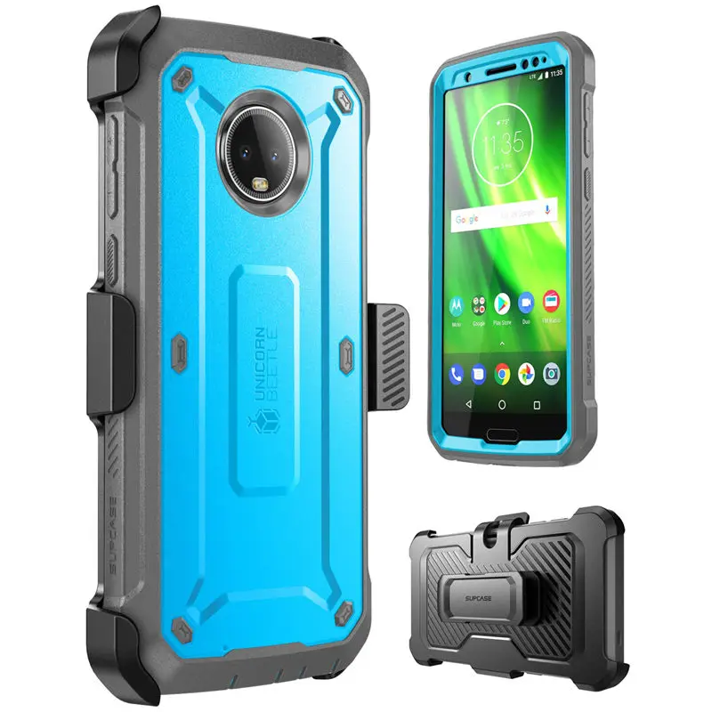 Для Moto G6 чехол SUP чехол UB Pro полный корпус прочная кобура крышка со встроенной защитной пленкой для Moto G6 чехол выпуска