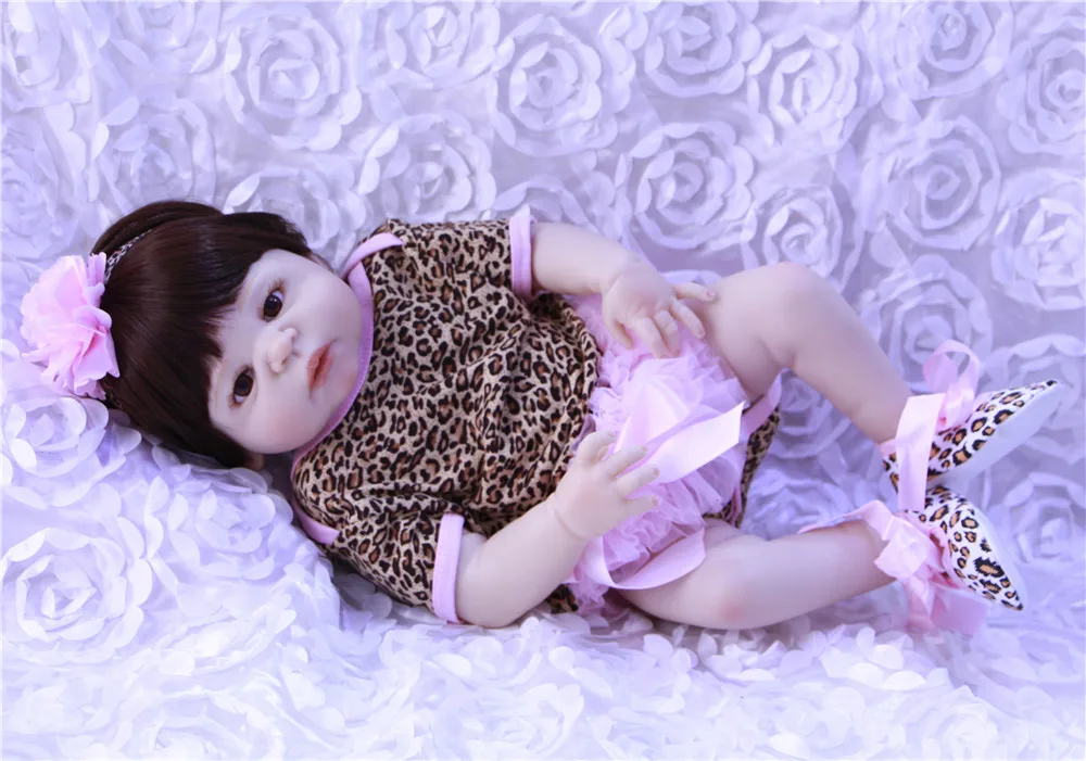 Кукла новорожденная силиконовая 55 см 22 дюйма|reborn 55cm|reborn toybebe alive |