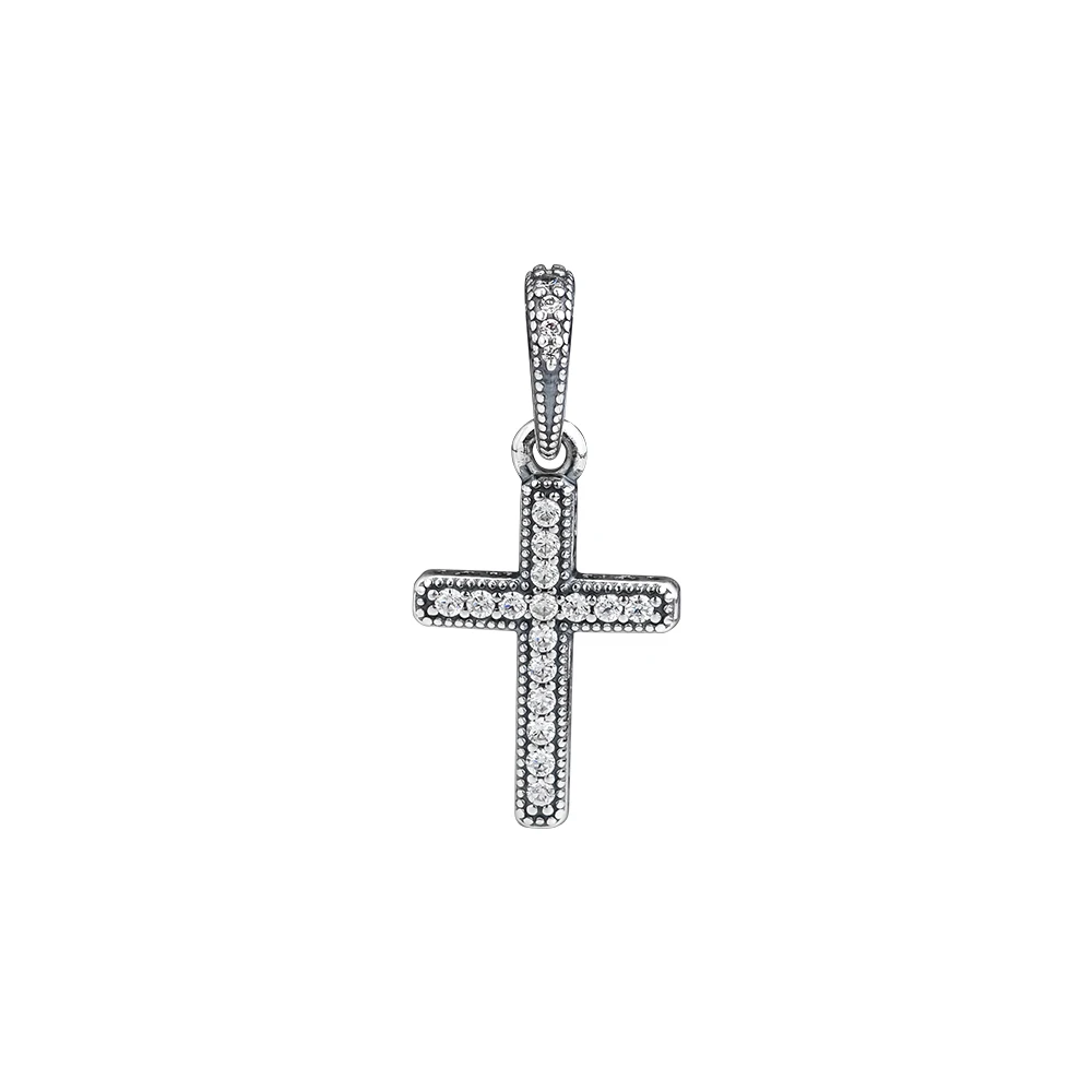 

CKK Classic Cross Beads Charms 925 Sterling Silver Jewelry Fits Original Bracelet Necklace Kralen Berloque Perles