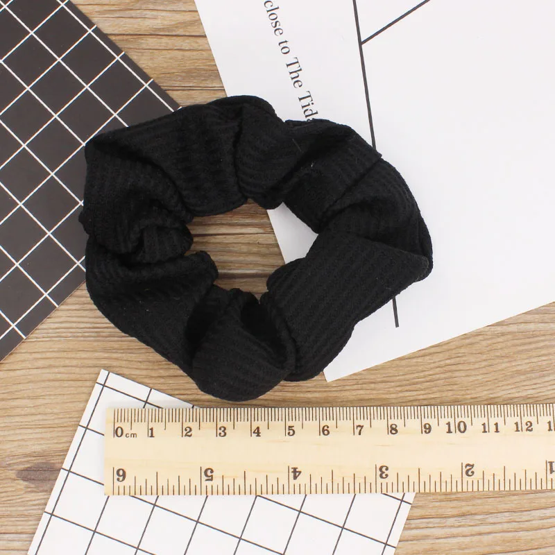 Модный Эластичный однотонный держатель для волос ALTOBEFUN девочек Женские