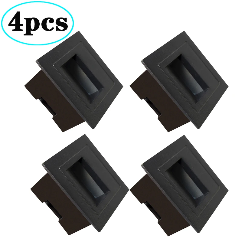

4pcs 3w Led Stair Light With Embedded Box Aluminum Step Lights Outdoor LED Wall Lamp Footlight Waterproof IP65