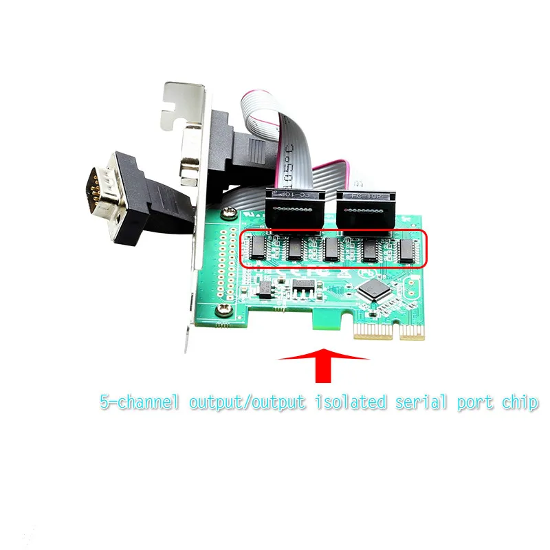 ANDDEAR PCI-E последовательная карта pcie к COM последовательный порт RS232 интерфейс плата