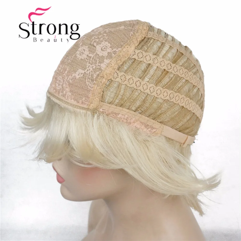 StrongBeauty короткий слоистый лохматый медный красный полный синтетический парик женские парики выбор цвета
