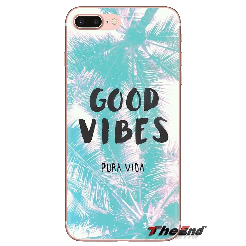 Good Vibes Tumblr Quotes Transparent Soft Cases Covers For Xiaomi Redmi 4A S2 Note 3 3S 4 4X 5 Plus 6 7 6A Pro Pocophone F1 |