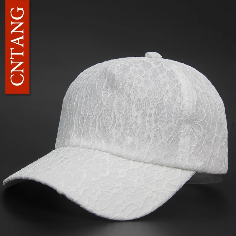 2018 модная кружевная Женская Бейсболка CNTANG летняя повседневная шляпа для девочек