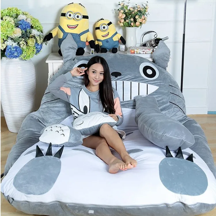 2017 модный супер милый двойной спальный мешок с мультипликационным принтом