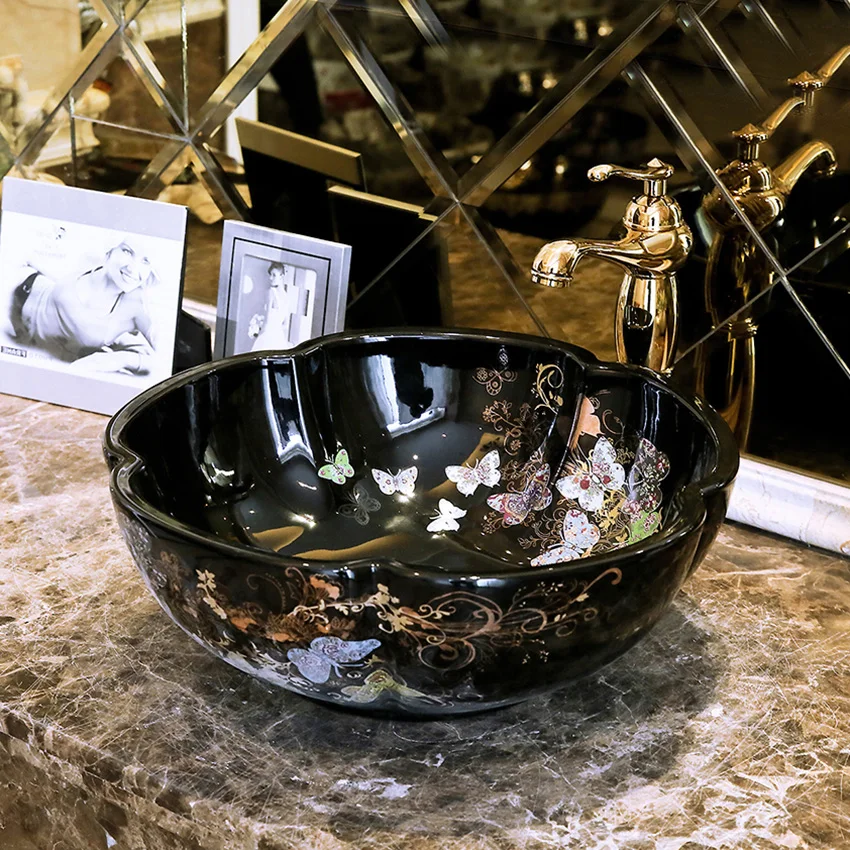 Искусство в винтажном стиле китайском европейском стиле|sink vessel bowls|bathroom sinks bowlsbasin