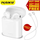 Горячая продажа NAIKU i7s TWS мини беспроводные Bluetooth наушники стерео наушники гарнитура с зарядным боксом микрофон для всех смартфонов