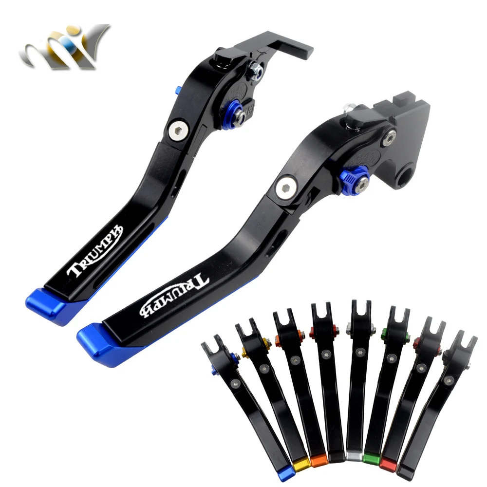 

MOFO CAIZHUANGSHI CNC Adjustable Folding Motorcycle Brake Clutch Levers For Triumph 675 STREET TRIPLE R/RX 2009-2016