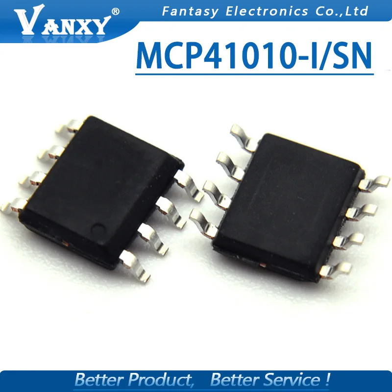 Цифровой потенциометр 5 шт. SN SOP8 MCP41010 41010I SOP 8 MCP41010I SOP|Интегральные схемы| |