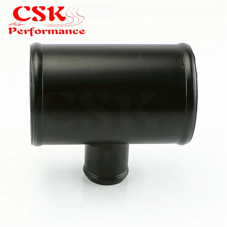 Aluminium T Shape Tube Pipe Joiner 3&quot / 2.75&quot OD for 35mm BOV Adapter Black |