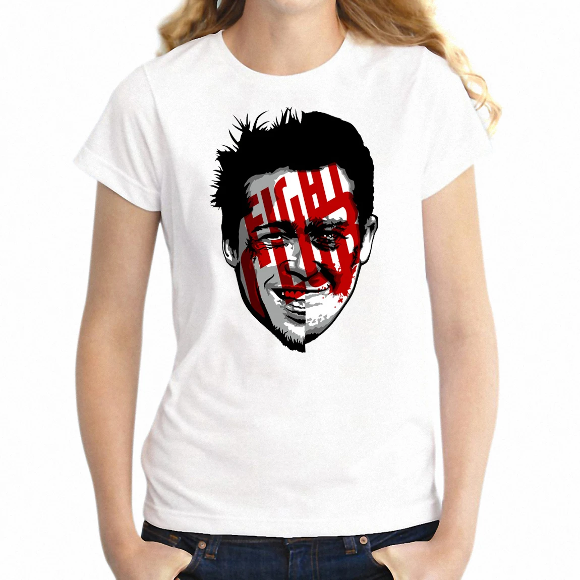 Новый Для женщин футболка с изображением из фильма Бойцовский клуб мы должны