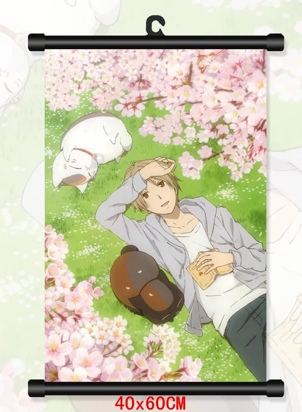 

Нацумэ Yuujinchou, кошка, учитель, японское аниме, домашний декор, настенный постер 40x60 см