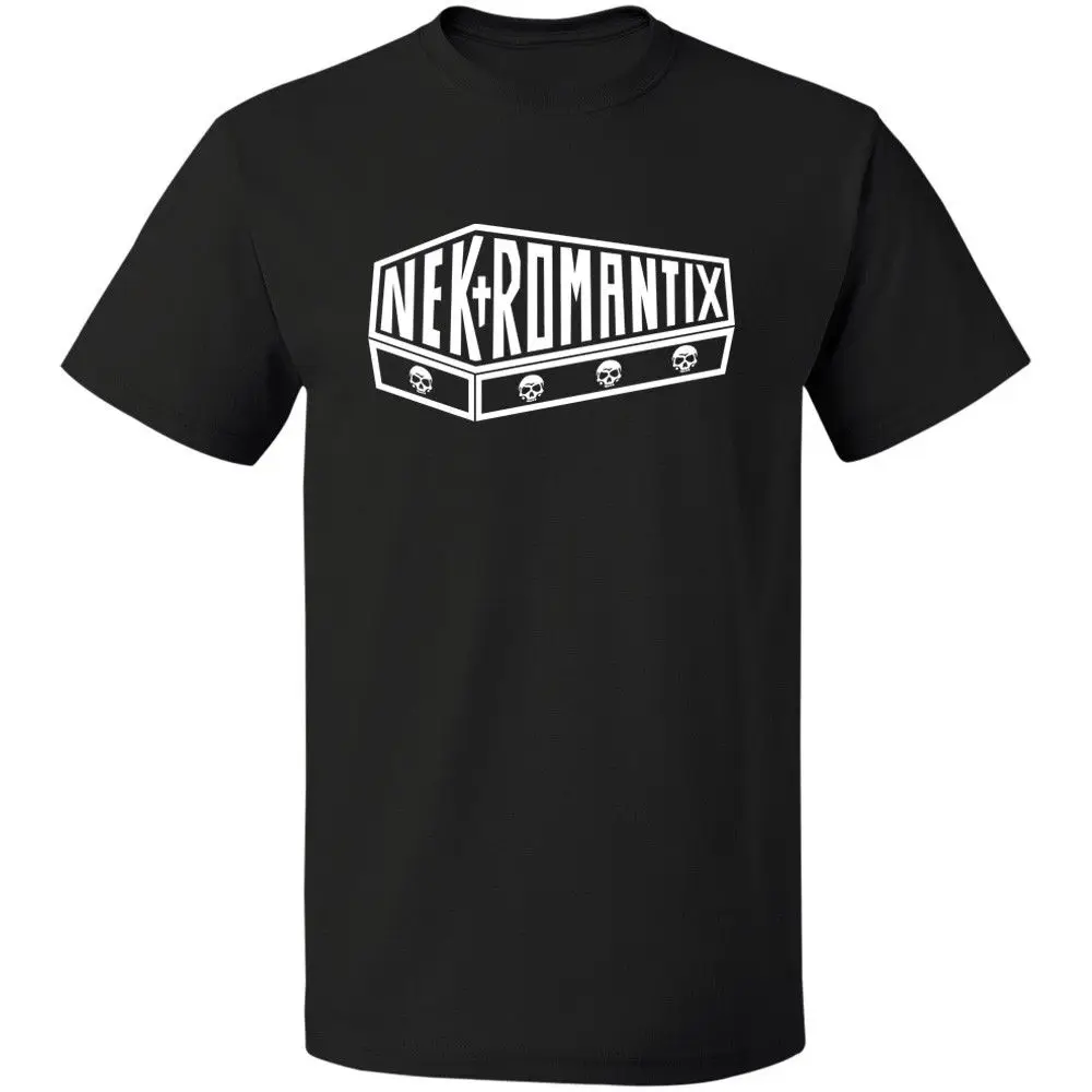 Винтажная Футболка Nekromantix с логотипом Retrno бесплатная доставка печатная круглая