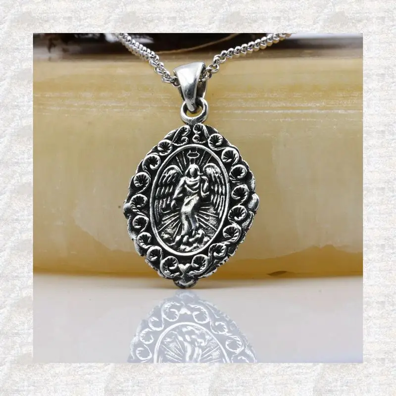 Женское и мужское двустороннее ожерелье с подвеской в виде Креста Иисуса