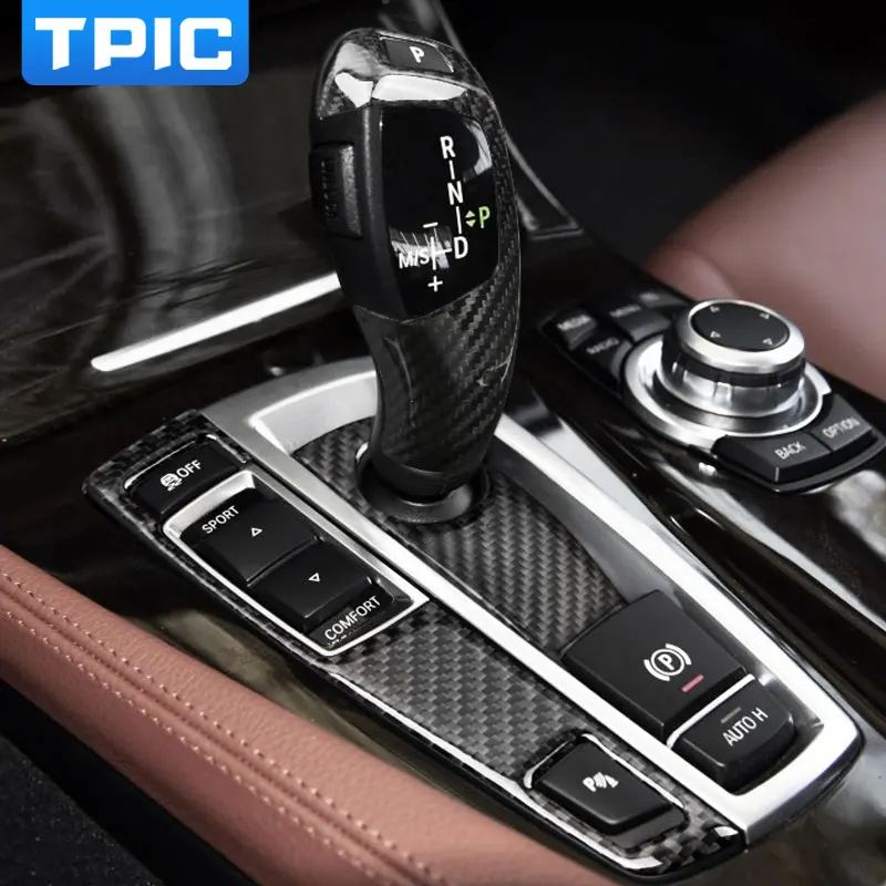 Карбоновое волокно для BMW F07 F10 F25 F26 сменная панель переключения передач